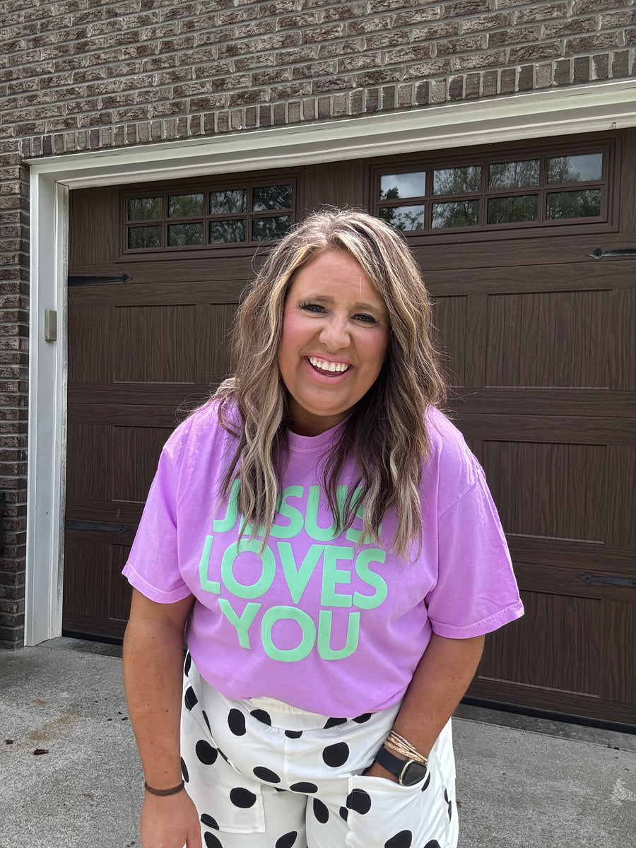 VIOLET JESUS LOVES YOU – Simply Beautiful Boutique