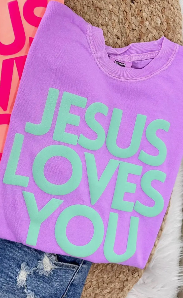 VIOLET JESUS LOVES YOU – Simply Beautiful Boutique