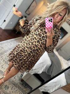 LEOPARD DRESS 10B