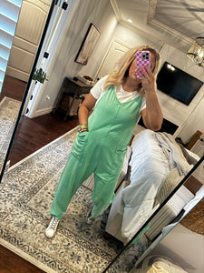 GREEN JUMPSUIT